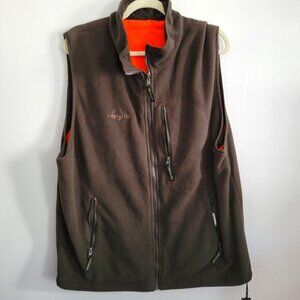 Chevalier Half Zip up Fleece Vest Men Size L/ XL
